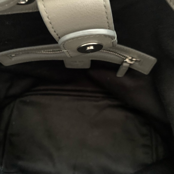 MCM Phantom Grey Small Drawstring Handbag - Picture 7 of 15